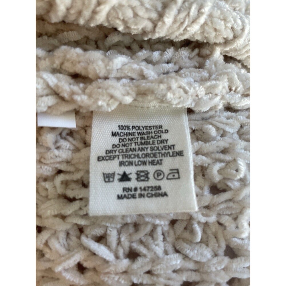 SIMPLY SOUTHERN Women's Cream Chenille Cable Knit Crewneck Sweater Small S Cozy - Picture 9 of 11